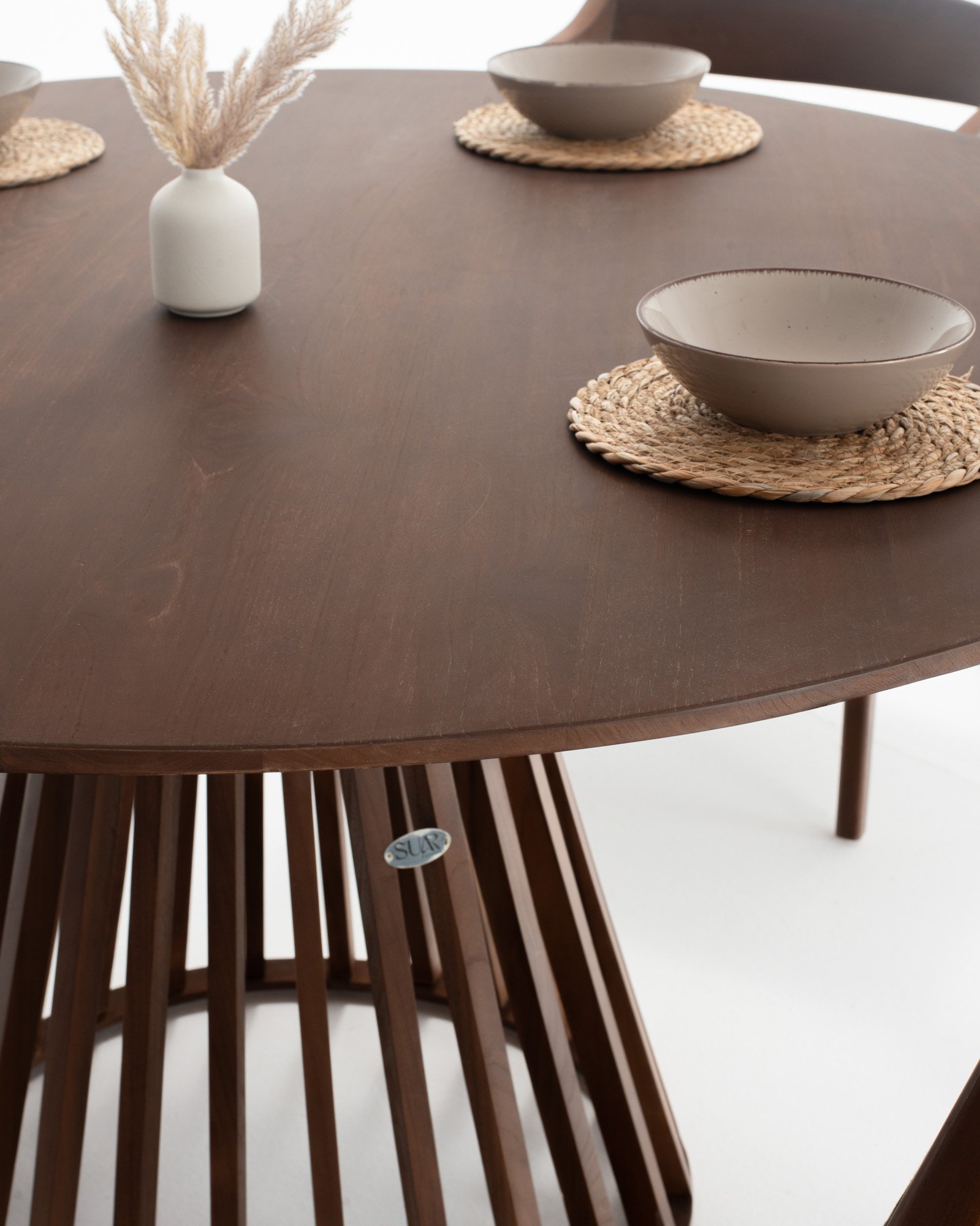 BELLAGIO WALNUT TABLE  &HENDRY WALNUT CHAIR Thumbnail
